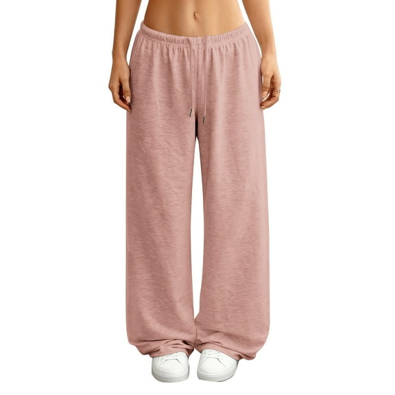 Sweatpants Women Wide Leg Sweat Pants Straight Sweats Baggy Jogging Tall Yoga Lounge Track with Pockets Joggers