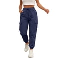 thumbnail image 1 of Sweatpants for Women Women Cargo Pants with Pockets Straight Leg Pants Women Capri Pants for Women Plus Size Women Pants Casual Work Womens Cargo Work Pants, 1 of 5