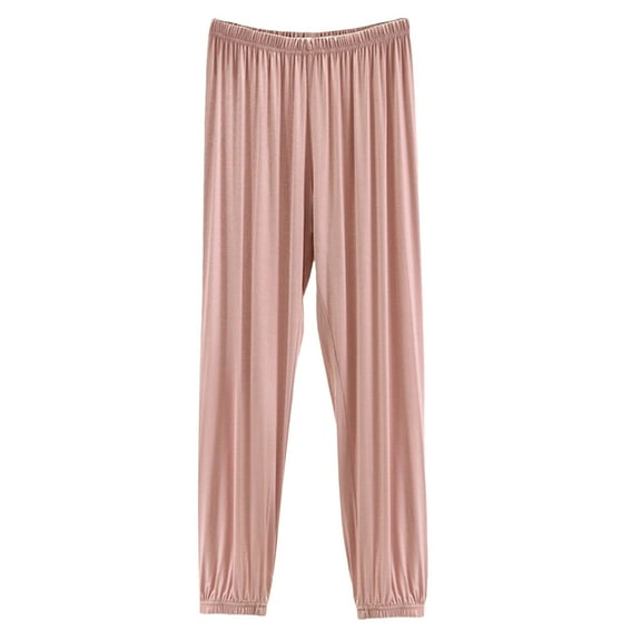 Sweatpants Women, Women's Long Sleep Pants Summer Comfy Soft Modal Lightweight Lounge Pants Casual Elastic Waist Home Wear Pajama Bottoms