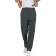 thumbnail image 1 of Sweatpants Women's Solid Color Straight Barrel Elastic Waist Nursing Worker Pants Women‘s Cozy Wide Leg Sweatpants Lounge Soft Comfortable Pants, 1 of 8