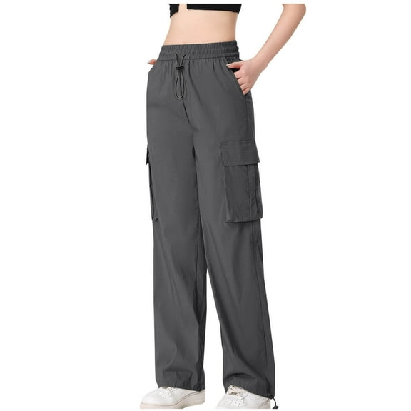 Sweatpants Women with Pockets Loose Lightweight Stretch Yoga Lounge Pants Comfy Drawstring Workout Jogging Pants Gray XL
