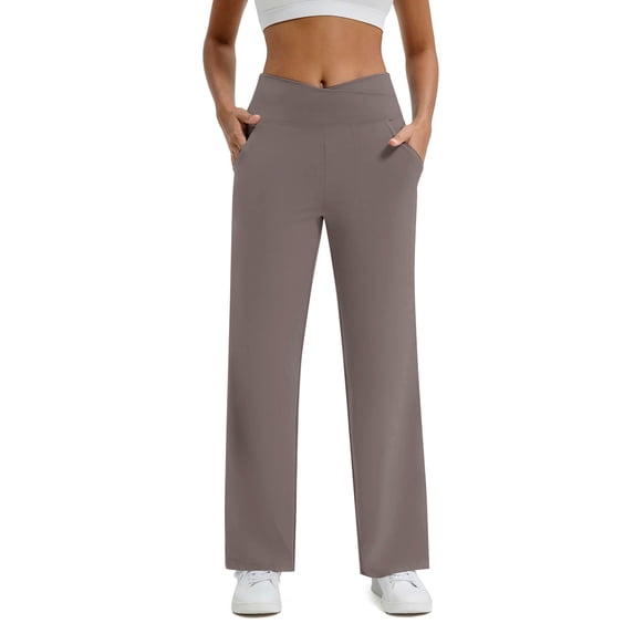 Sweatpants Womens Fashion Pants for Womens Workout Wide Leg Elastic Waist Sweatpants Fashion Line Loose Pants Fall Casual Basic Trousers