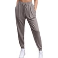 thumbnail image 1 of Sweatpants Womens High Waisted Lounge Joggers Pants Cinch Bottom Sweatpants Drawstring with Pockets Womens Tall Sweatpants, 1 of 4