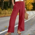 thumbnail image 1 of Sweatpants Womens Solid Color High Waist Wide Leg Pants With Pockets, 1 of 6