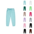thumbnail image 1 of Sweatpants for Boys Girls 2025 Fashion Drawstring Elastic Waist Plain Joggers with Pockets Kids Sweat Pants, 1 of 4