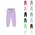 thumbnail image 1 of Sweatpants for Boys Girls 2026 Fashion Drawstring Elastic Waist Plain Jogging Pants with Pockets Kids Sweat Pants, 1 of 4