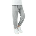 thumbnail image 1 of Sweatpants for Boys Girls Clearance Solid Color Hop Pants Comfort Elastic Athletic Pants Y2K Preppy Pants with Pockets,Grey,7-8 Years, 1 of 4