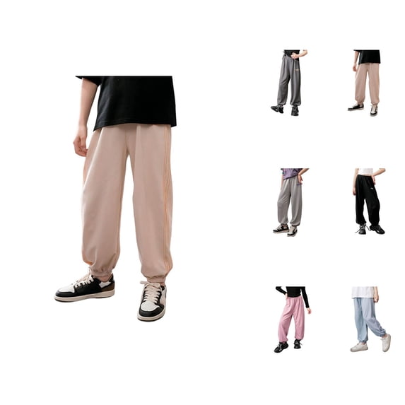 Sweatpants for Girls Baggy Sweatpants Girls Pants Comfortable Jogger Trousers Elastic Waist Fit Ideal for Everyday Play School and Outdoor Activities