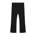 thumbnail image 1 of Sweatpants for Girls Children's Summer Thin Ice Silk Pants Style Solid Casual Versatile Breathable Trousers Toddler Pants Black 7 Years-8 Years, 1 of 5