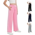 thumbnail image 1 of Sweatpants for Girls Pull On Tween Girl Joggers with Drawstring High Waisted Athletic Pants 13-14 Years, 1 of 9