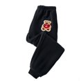 thumbnail image 1 of Sweatpants for Kids Black Pants for Boys Casual Girls Athletic Pants Sweatpants with Pockets Girls Clothing Size 7-8 Years, 1 of 3