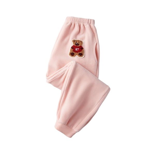 Sweatpants Boys Pink Sweatpants Girls Basic Girls Athletic Pants Fleece Sweatpants with Pockets Size 4-5 Years Boys Pants