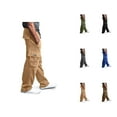 thumbnail image 1 of Sweatpants for Men 2025 Fall Winter Drawstring Straight Leg Cargo Joggers with Pockets Mens Casual Pants Trousers, 1 of 8