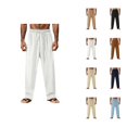 thumbnail image 1 of Sweatpants for Men 2025 Loose Fit Straight Leg Drawstring Workout Joggers with Pockets Mens Casual Pants Trousers, 1 of 5