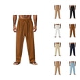 thumbnail image 1 of Sweatpants for Men 2025 Loose Fit Straight Leg Drawstring Workout Joggers with Pockets Mens Casual Pants Trousers, 1 of 6