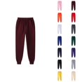 thumbnail image 1 of Sweatpants for Men 2026 Fall Winter Fashion Elastic Waist Drawstring Lined Jogging Sweatpants Trousers with Pockets, 1 of 5