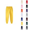 thumbnail image 1 of Sweatpants for Men 2026 Fall Winter Trendy Drawstring Elastic Waist Lined Joggers Trousers with Pockets, 1 of 5