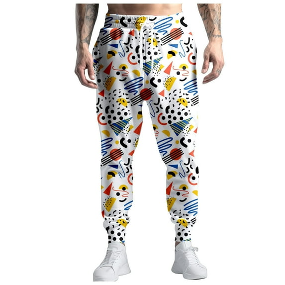 Sweatpants for Men 80S for Men Joggers Pants Casual Pants Running Pants with Drawstring 90S Outfit for Men Cargo Sweatpants for Men F XXL