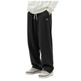 thumbnail image 1 of Sweatpants for Men Baggy Mens Corduroy Pants Stretch Joggers Tapered Elastic Waist Drawstring Cargo Casual Baggy Sweatpants with Pockets, 1 of 6