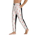 Sweatpants for Men Bohemian Funny Rabbit Flower Love Workout Jogger