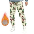 thumbnail image 1 of Sweatpants for Men Casual Print Running Pants Jogging Pants Christmas Drawstring Sports Pants Long Pants, 1 of 5