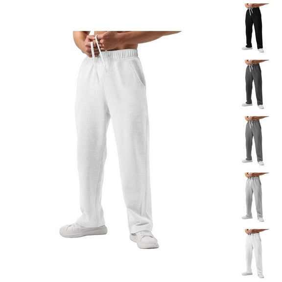 Sweatpants for Men - Comfortable Breathable Sweatpants with Pockets and Elastic Waistband for Gym & Training