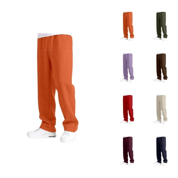 Sweatpants for Men - Comfortable Breathable Sweatpants with Pockets and Elastic Waistband for Gym & Training