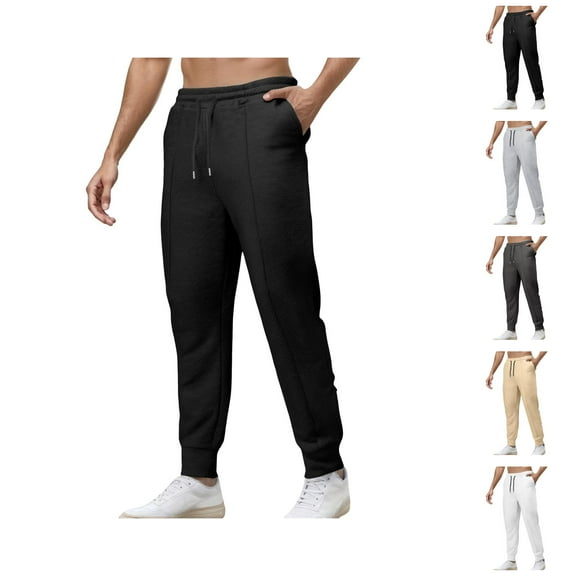 Sweatpants for Men - Comfortable Breathable Sweatpants with Pockets and Elastic Waistband for Gym & Training