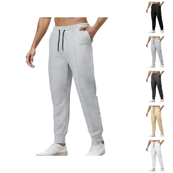 Sweatpants for Men - Comfortable Breathable Sweatpants with Pockets and Elastic Waistband for Gym & Training