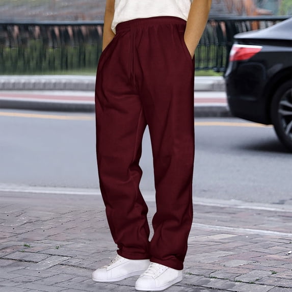 Sweatpants for Men Elastic Straight Leg Joggers Pants Running Pants Men's Pants
