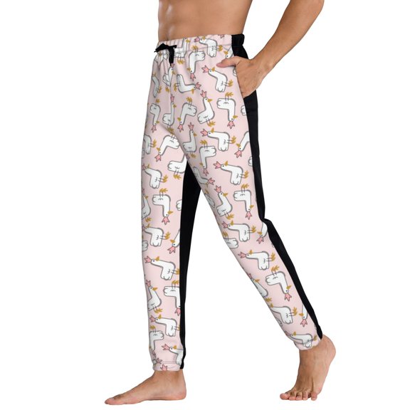 Sweatpants for Men - Goose Queen Adjustable Elastic Band Mens Joggers With Pockets, Athletic Workout Gym Casual Track Pants for Men