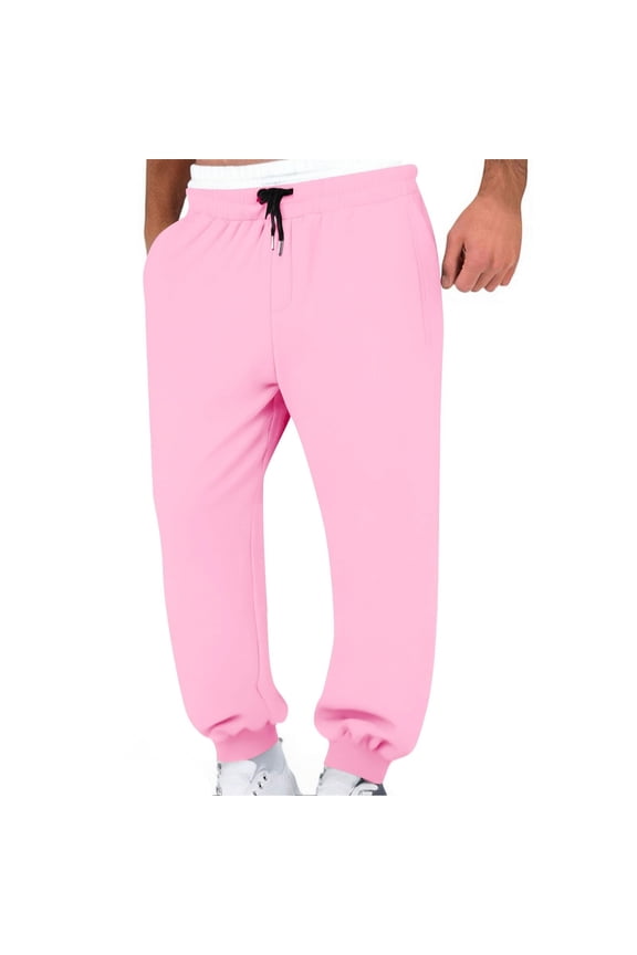 Sweatpants for Men Lounge Pants Men Men's Casual Jogger Pants Elastic Waist Comfortable Sweatpants Soft Breathable Trousers for Daily Wear