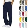 thumbnail image 1 of Sweatpants for Men Men's Pants, Everyday Cotton, Lightweight Lounge, Knit Pants for Men,Navy,L, 1 of 5