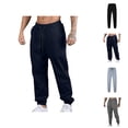 thumbnail image 1 of Sweatpants for Men Mid Waist Drawstring Breathable Stretchy Loose Casual Jogger Pants Trousers, 1 of 1