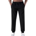 thumbnail image 1 of Sweatpants for Men Qucik Dry Moisture-Wicking Drawstring Zipper Pockets Sports Pants Gym Activewear Fathers Gift, 1 of 4