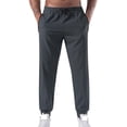 thumbnail image 1 of Sweatpants for Men Qucik Dry Moisture-Wicking Drawstring Zipper Pockets Sports Pants Gym Activewear Fathers Gift, 1 of 4