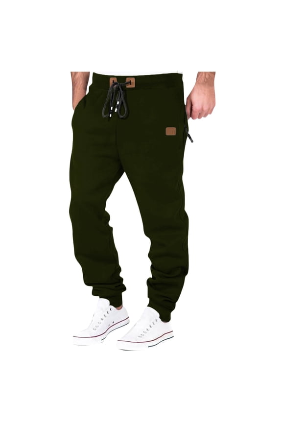 Sweatpants for Men Sawvnm Mens Fashion Joggers Sports Pants - Pants Sweatpants Trousers Mens Long Pants Christmas Gift