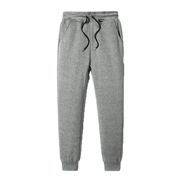 Sweatpants for Men Winter Fleece Pants Sherpa Lined Sweatpants Active Running Jogger Pants Active Athletic Workout Sweatpants Walmart