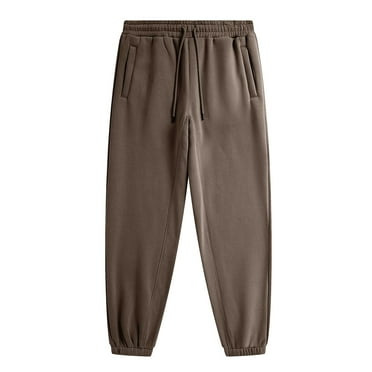 Sweatpants for Mens Fashion Baggy Plus Size Solid Color Casual Ankle Drawstring Pants Full Length Pants Save to 65% off!