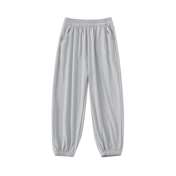 Girl Sweatpants Drawstring Pants Girls Solid Pants Essentials Sweatpants Kids Pants Girlss 5-6 Years Girls Fashion