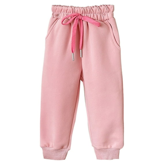 Sweatpants for Teen Girls Drawstring Jogger Sweatpants Girls Solid Pants Youth Sweatpants Girlss Joggers 5-6 Years Girls Fashion