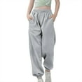 thumbnail image 1 of Sweatpants for Teen Girls Drawstring Pants Girls Solid Pants Youth Athletic Pants Pants for Girls 11-12 Years Girls Fashion, 1 of 6