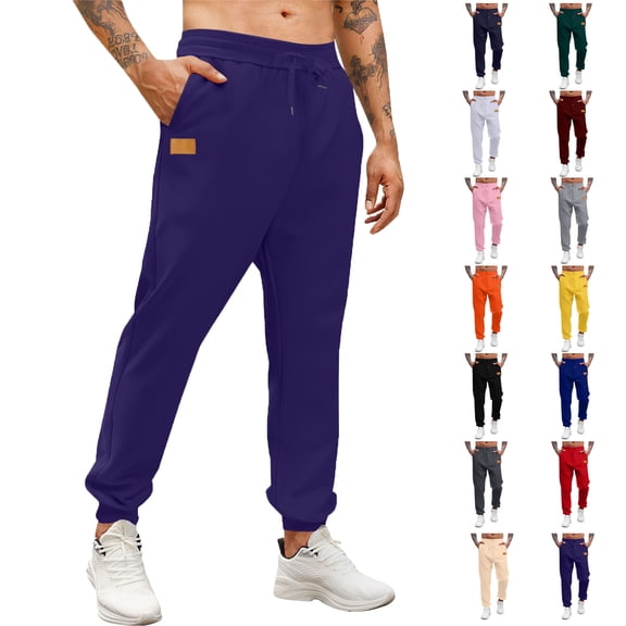 Sweatpants for Women And Men High Waisted Baggy Sweatpants Unisex Cuffed Pants Drawstring Workout Pants With Pockets
