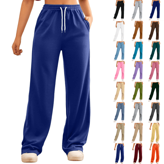 Sweatpants for Women Athletic Running Pants Lightweight Winter Workout Joggers Quick Dry Gym Long Sweatpants Pant Track Training