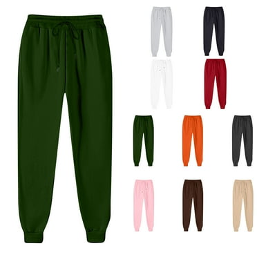 Sweatpants for Women Casual Trousers High Elastic Waist Drawstring with Multi-Pockets Long Pants