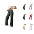 thumbnail image 1 of Sweatpants for Women Elastic High Waist Drawstring Wide Straight Leg Casual Loose Workout Gym Sweat Pants, 1 of 7