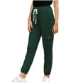 thumbnail image 1 of Sweatpants for Women Elastic Waist with Drawstring Pants Pants for Women Binding and Sports Pants, 1 of 4