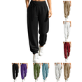thumbnail image 1 of Sweatpants for Women High Waist Loose Joggers Drawstring Soft Lounge Pants With Pockets Casual Athletic Daily Pants, 1 of 10