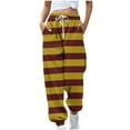 thumbnail image 1 of Sweatpants for Women High Waisted Straight Leg Sweat Pants Casual Solid Drawstring Elastic Pants with Pockets, 1 of 5