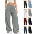 thumbnail image 1 of Sweatpants for Women Ihhxva Elastic Waist Joggers with Pockets Women's Casual Drawstring Jogger Pants S-2XL, 1 of 9